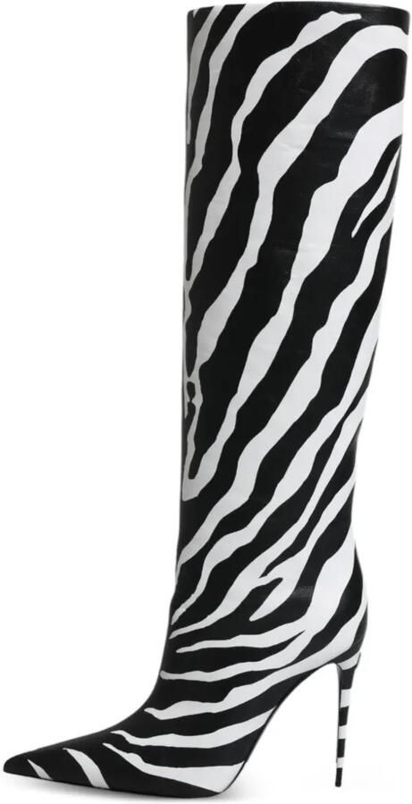 Dolce & Gabbana Laarzen met zebraprint Zwart - Foto 2