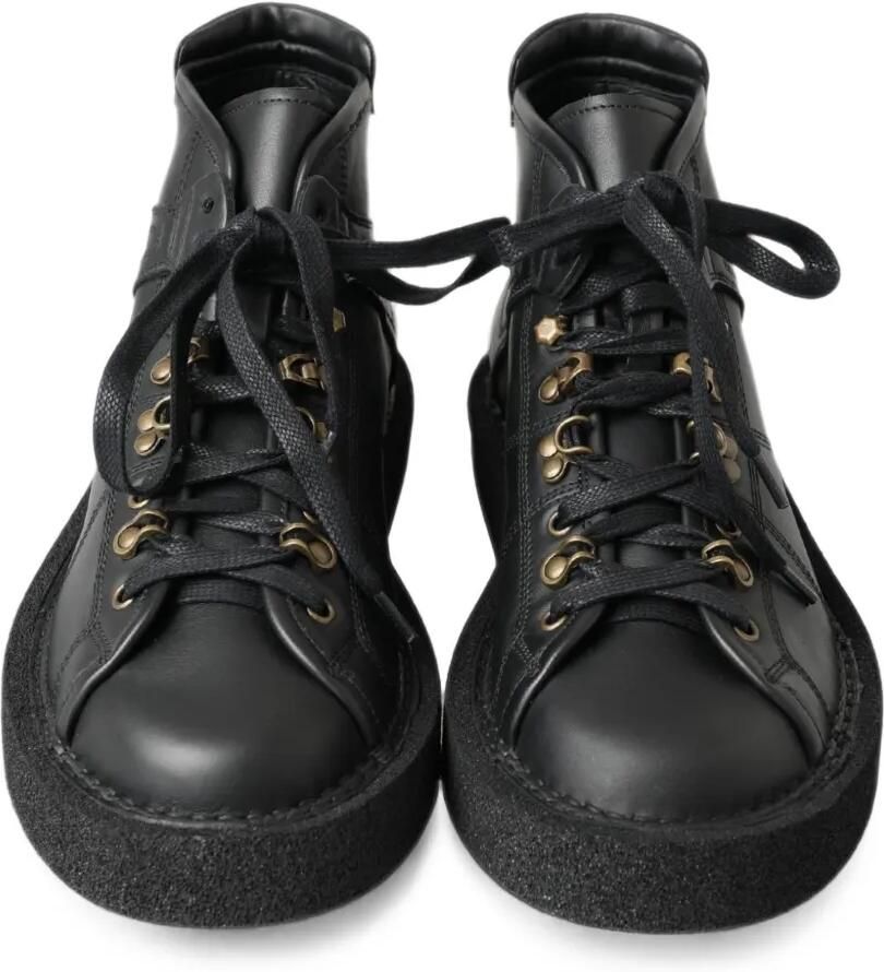 Dolce & Gabbana lace-up leather sneakers Zwart - Foto 2