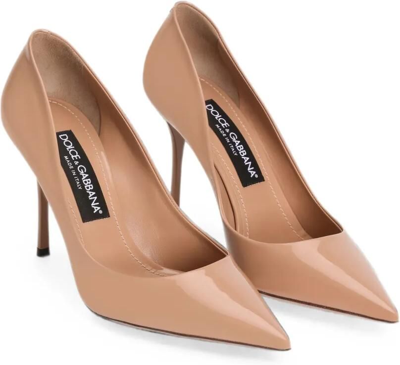 Dolce & Gabbana Lakleren pumps Beige - Foto 2