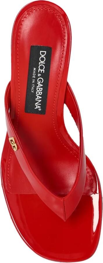 Dolce & Gabbana Claudia lakleren sandalen Rood - Foto 3