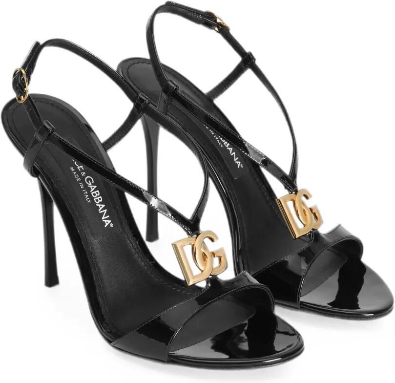 Dolce & Gabbana Lakleren sandalen Zwart - Foto 2
