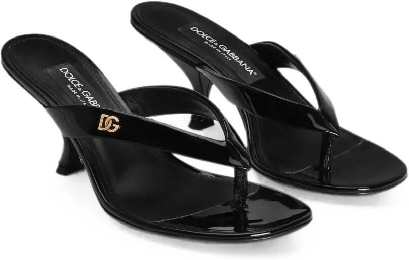 Dolce & Gabbana Lakleren sandalen Zwart - Foto 2