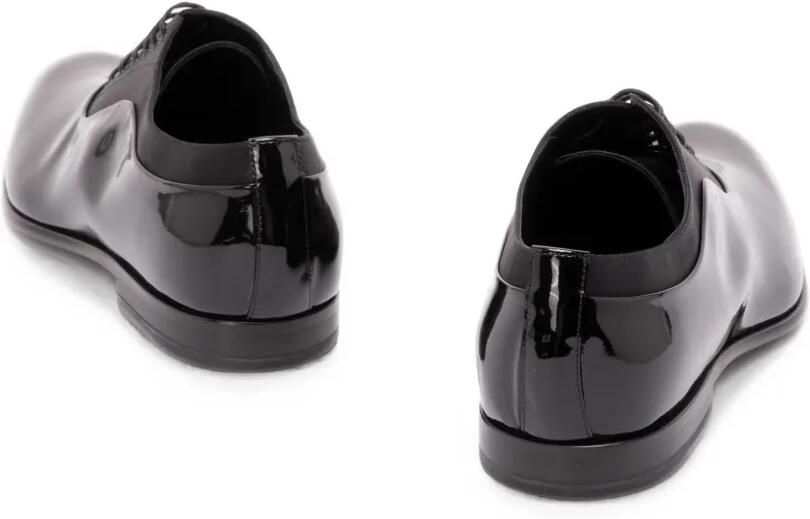Dolce & Gabbana Lakleren veterschoenen Zwart