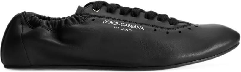 Dolce & Gabbana lambskin Lipari sneakers Zwart