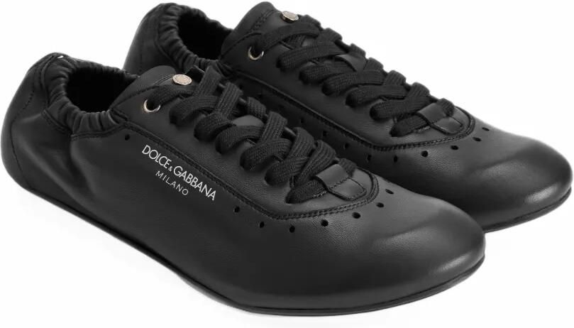 Dolce & Gabbana lambskin Lipari sneakers Zwart - Foto 2