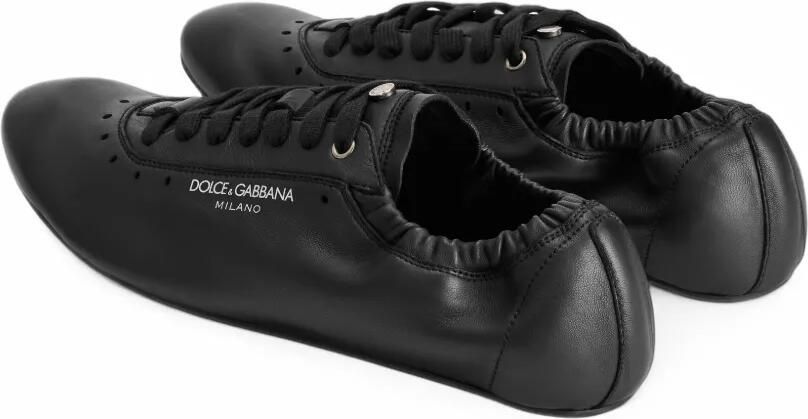 Dolce & Gabbana lambskin Lipari sneakers Zwart - Foto 3