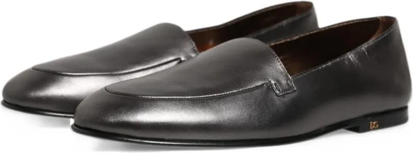 Dolce & Gabbana leather loafers Grijs - Foto 5