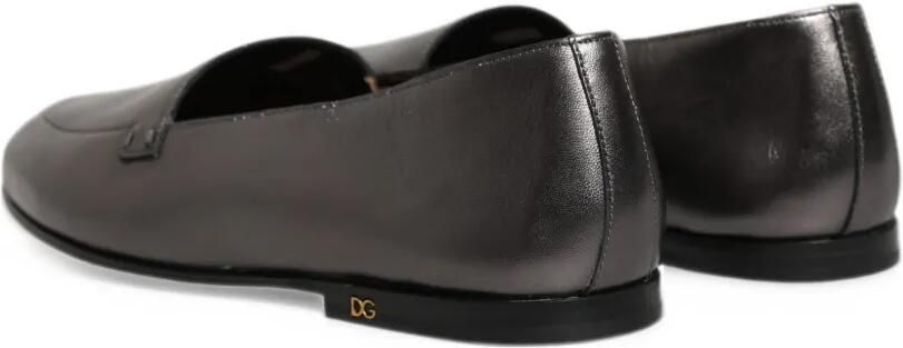 Dolce & Gabbana leather loafers Grijs - Foto 2
