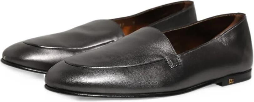 Dolce & Gabbana leather loafers Zilver - Foto 4
