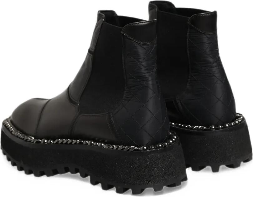 Dolce & Gabbana leather panelled chelsea boots Zwart - Foto 4