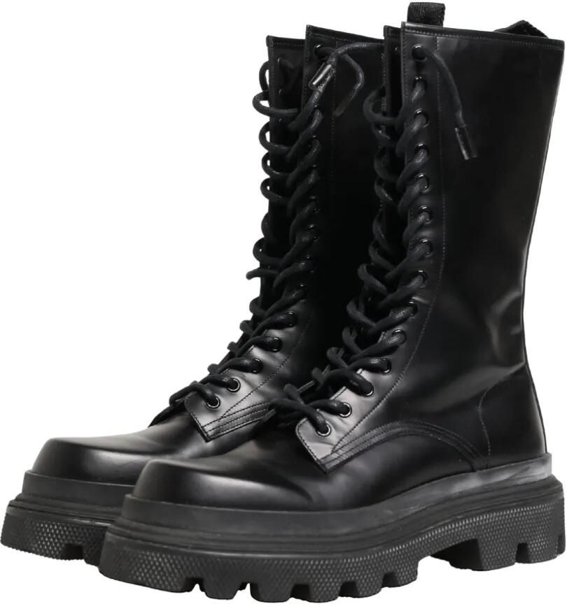 Dolce & Gabbana Legerlaarzen met trek-zool Zwart - Foto 2