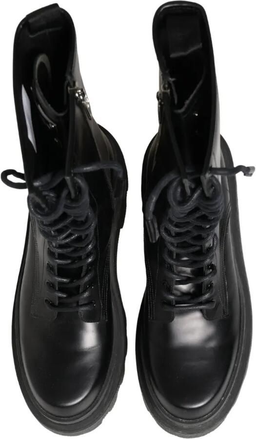 Dolce & Gabbana Legerlaarzen met trek-zool Zwart - Foto 5