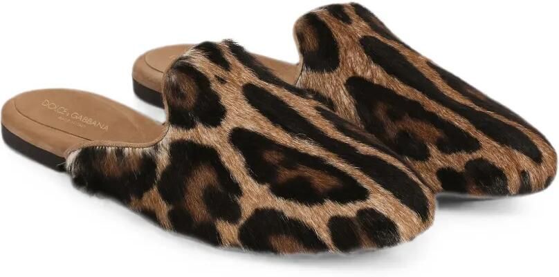 Dolce & Gabbana Leo leren muiltjes Bruin - Foto 2