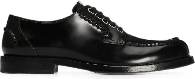 Dolce & Gabbana Leren Derby schoenen Zwart