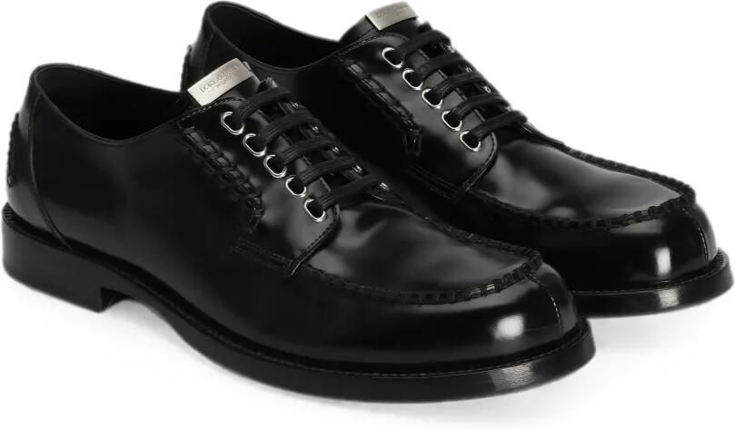 Dolce & Gabbana Leren Derby schoenen Zwart - Foto 3