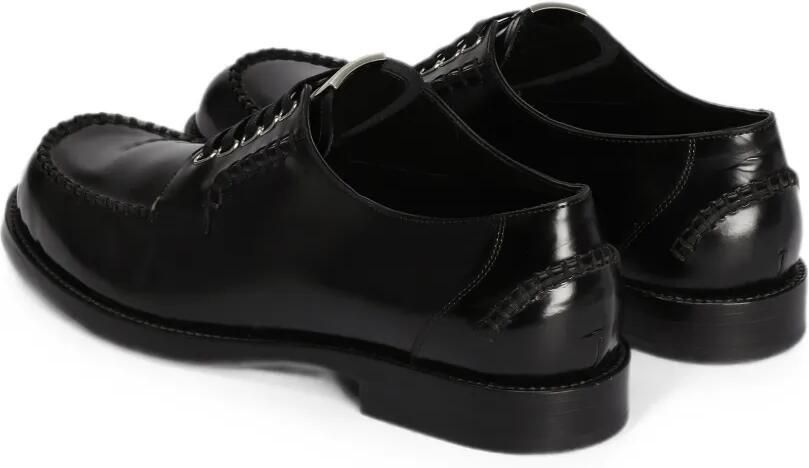 Dolce & Gabbana Leren Derby schoenen Zwart - Foto 4