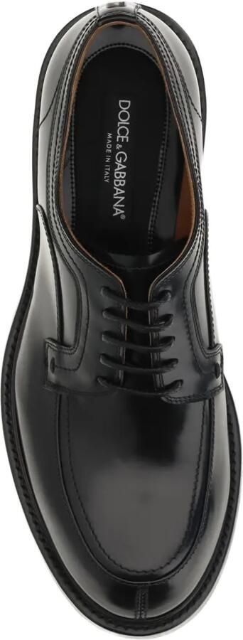 Dolce & Gabbana Leren Derby schoenen Zwart - Foto 2