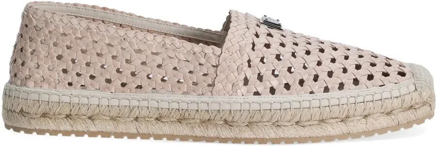 Dolce & Gabbana Leren espadrilles Beige