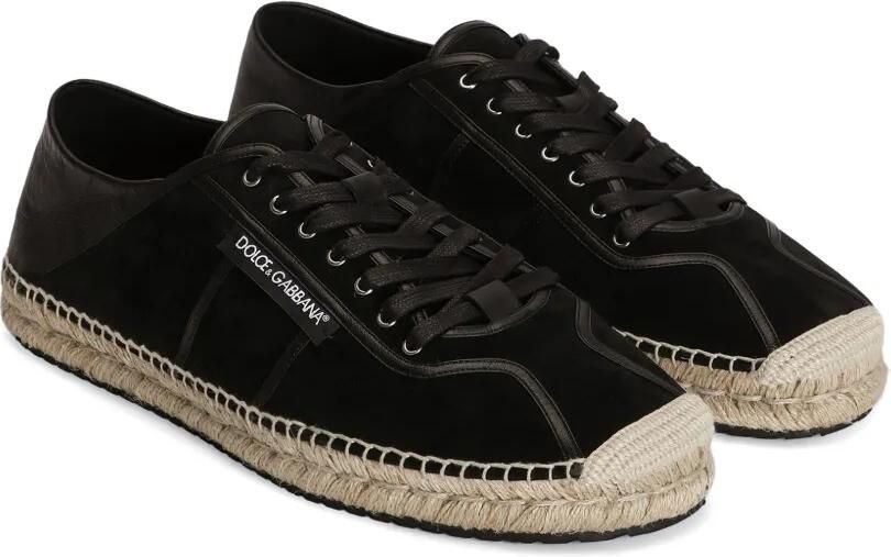 Dolce & Gabbana Leren espadrilles Zwart - Foto 4