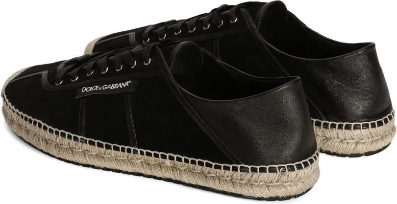 Dolce & Gabbana Leren espadrilles Zwart - Foto 2