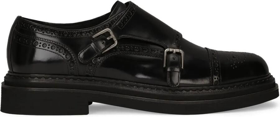 Dolce & Gabbana Leren gespschoenen Zwart - Foto 1