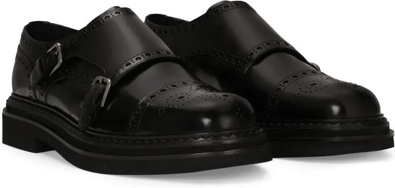 Dolce & Gabbana Leren gespschoenen Zwart - Foto 3
