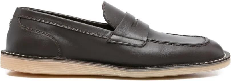 Dolce & Gabbana Leren loafers Bruin