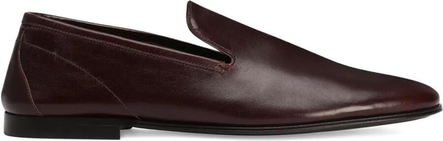 Dolce & Gabbana Leren loafers Rood