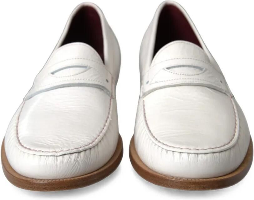 Dolce & Gabbana Leren loafers Wit - Foto 2