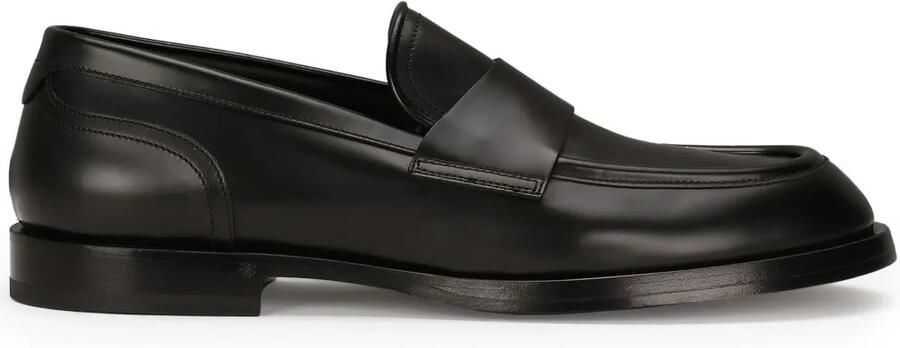 Dolce & Gabbana Leren loafers Zwart