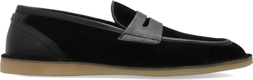 Dolce & Gabbana Leren loafers Zwart
