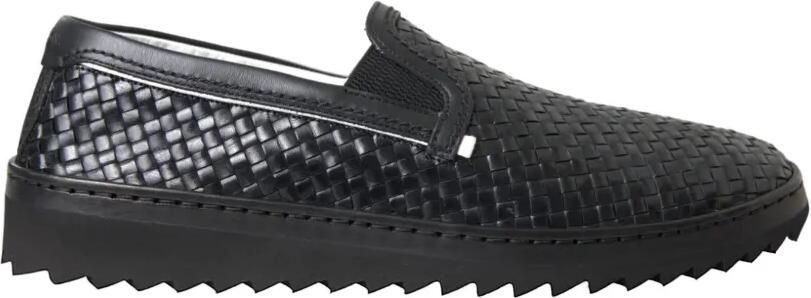 Dolce & Gabbana Leren loafers Zwart