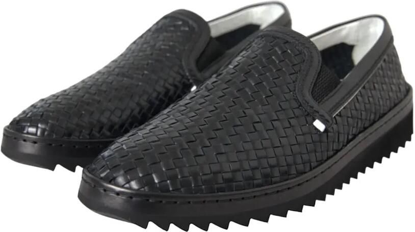 Dolce & Gabbana Leren loafers Zwart - Foto 3