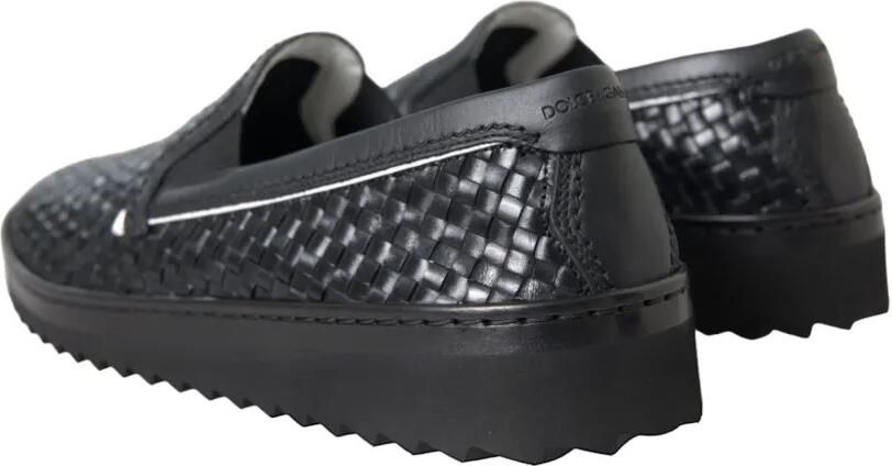 Dolce & Gabbana Leren loafers Zwart - Foto 4