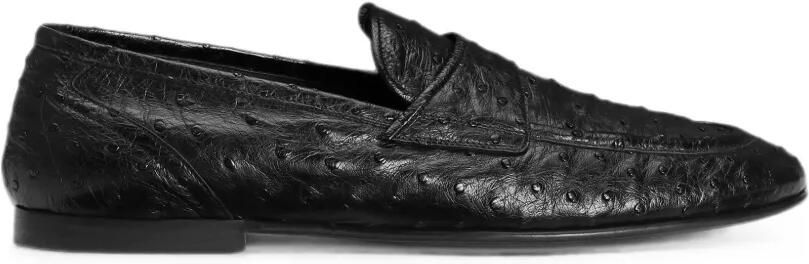 Dolce & Gabbana Leren loafers Zwart