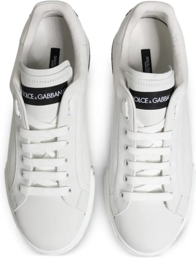 Dolce & Gabbana Leren low-top sneakers met logo-details Wit - Foto 2