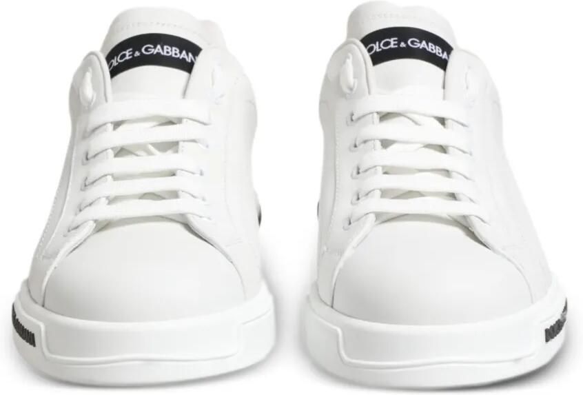 Dolce & Gabbana Leren low-top sneakers met logo-details Wit - Foto 3
