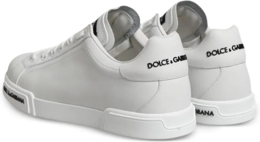 Dolce & Gabbana Leren low-top sneakers met logo-details Wit - Foto 5
