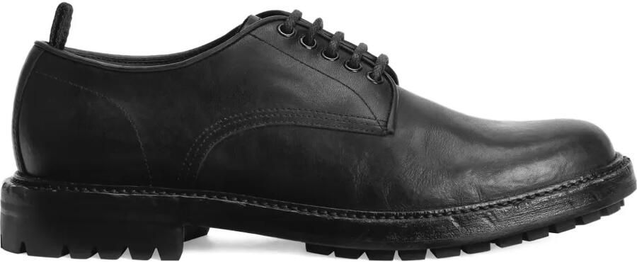 Dolce & Gabbana Leren Oxford veterschoenen Zwart