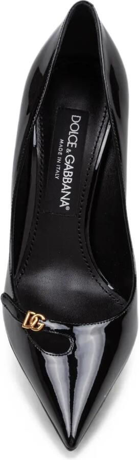 Dolce & Gabbana Leren pumps met DG-logo Zwart - Foto 4