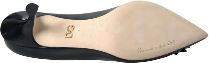 Dolce & Gabbana Leren pumps verfraaid met patch Zwart - Foto 5