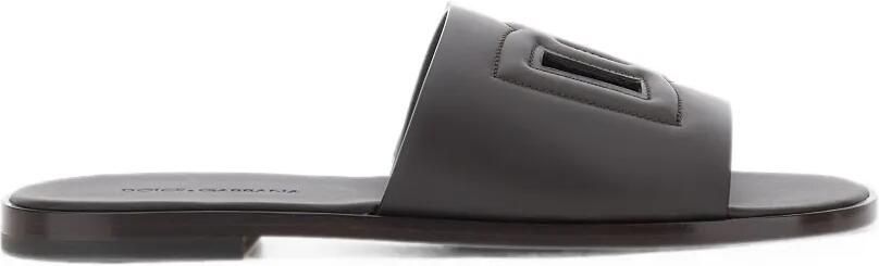 Dolce & Gabbana Leren sandalen Bruin