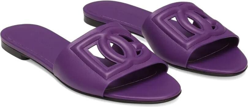 Dolce & Gabbana Leren sandalen Paars - Foto 4
