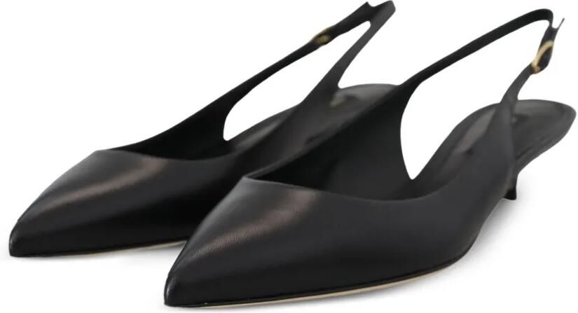 Dolce & Gabbana Leren slingback pumps Zwart - Foto 3