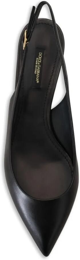 Dolce & Gabbana Leren slingback pumps Zwart - Foto 5