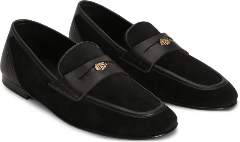 Dolce & Gabbana Leren slippers Zwart - Foto 3