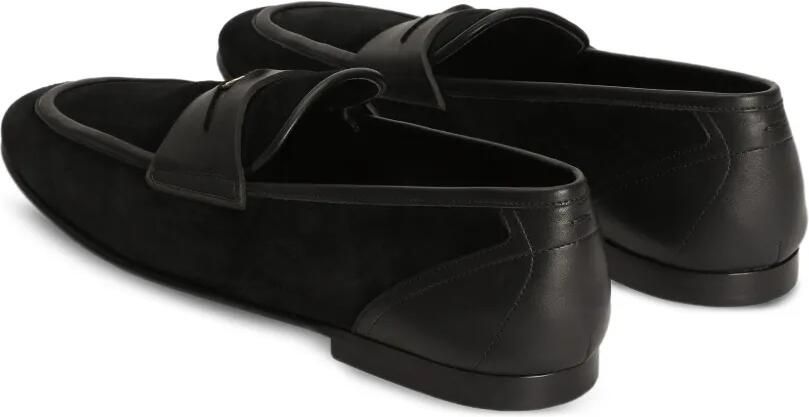 Dolce & Gabbana Leren slippers Zwart - Foto 4