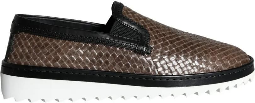 Dolce & Gabbana Leren sneakers Bruin