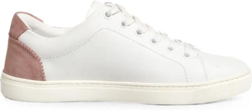 Dolce & Gabbana Leren sneakers met logopatch Wit