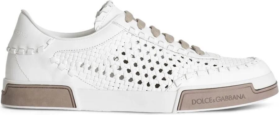 Dolce & Gabbana Leren sneakers Wit